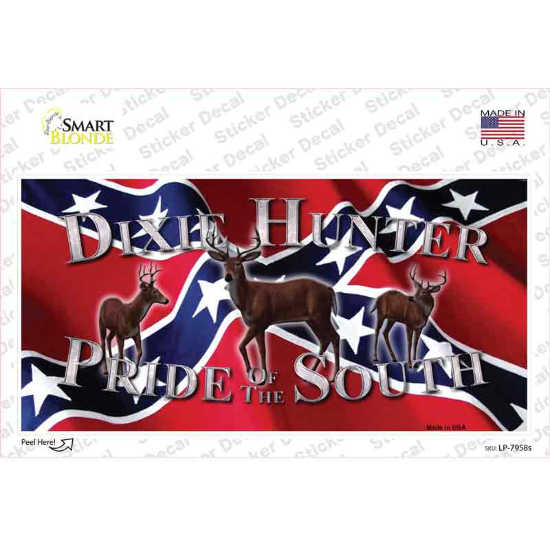 LP-7958s-M Pride of the South Novelty Sticker Decal - Medium