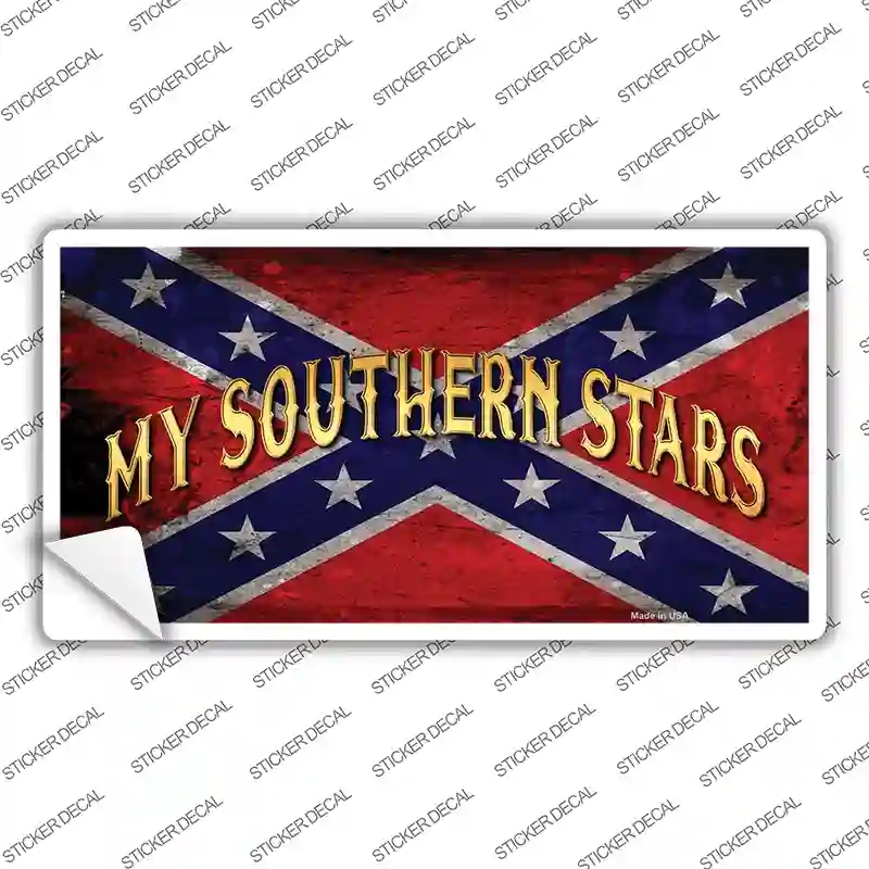 LP-7968s-S My Southern Stars Novelty Sticker Decal - Small