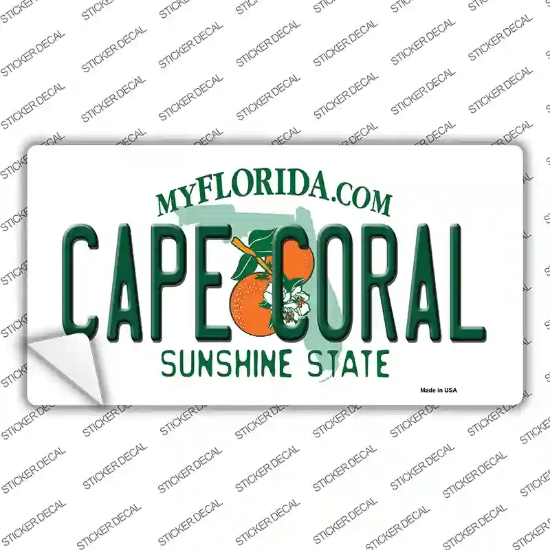 LP-7983s-L Cape Coral Florida Novelty Sticker Decal - Large