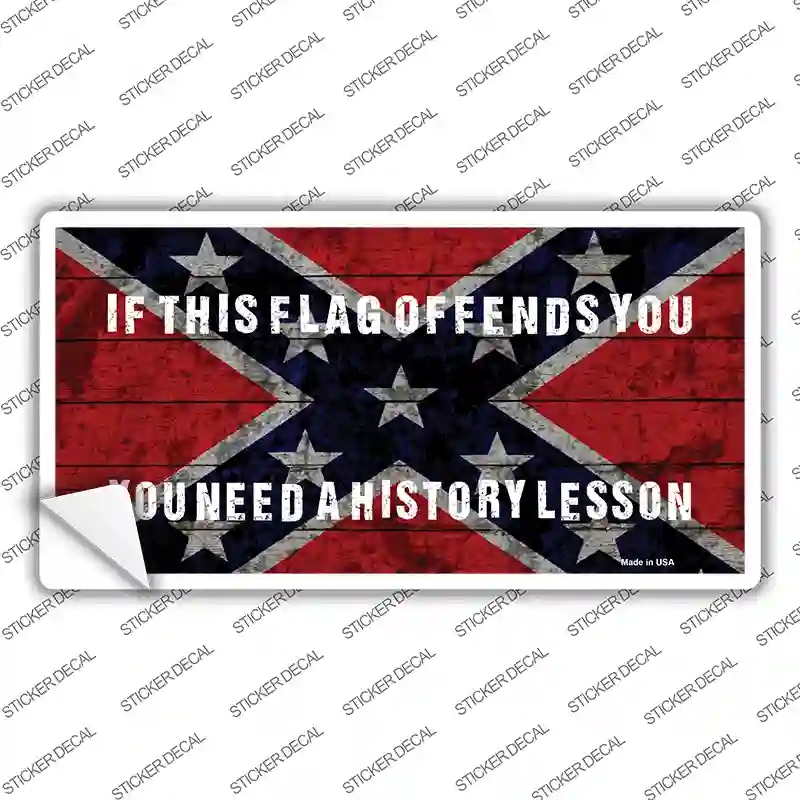 LP-8001s-L History Lesson Novelty Sticker Decal - Large