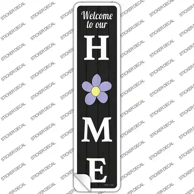 K-1841s-L Home Flower Novelty Narrow Sticker Decal - Large