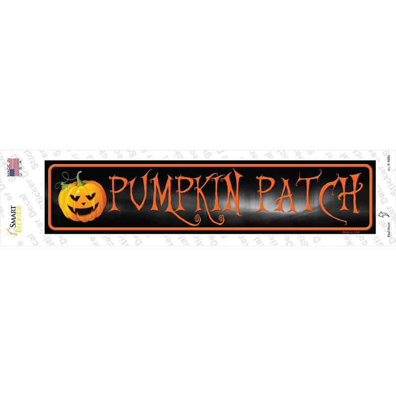 K-488s-M Pumpkin Patch Jakolanturn Novelty Narrow Sticker Decal - Medium