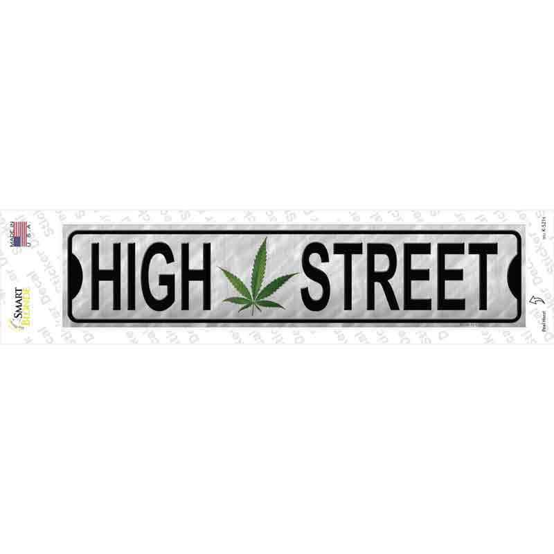 K-521s-M High Street Novelty Narrow Sticker Decal - Medium