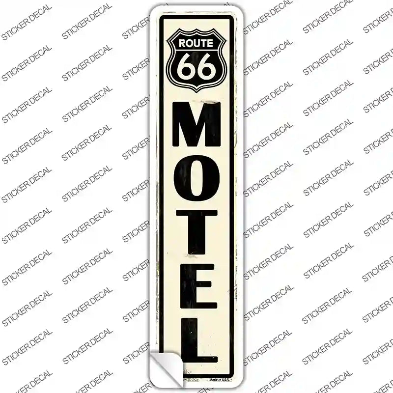 K-578s-S Route 66 Motel Novelty Narrow Sticker Decal - Small