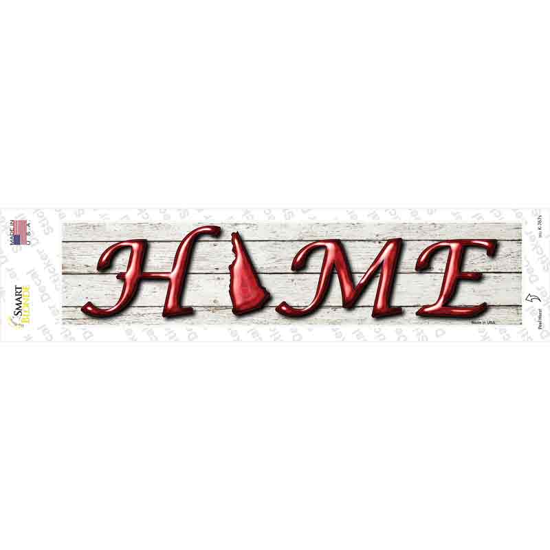 K-767s-M   Hampshire Home Outline Novelty Narrow Sticker Decal - Medium