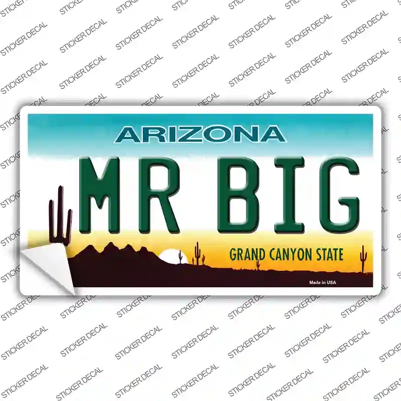 LP-1079s-S Mr Big Arizona Novelty Sticker Decal - Small