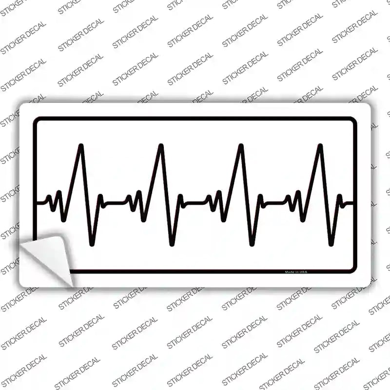 LP-13995s-XL Heart Beats Novelty Sticker Decal - Extra Large