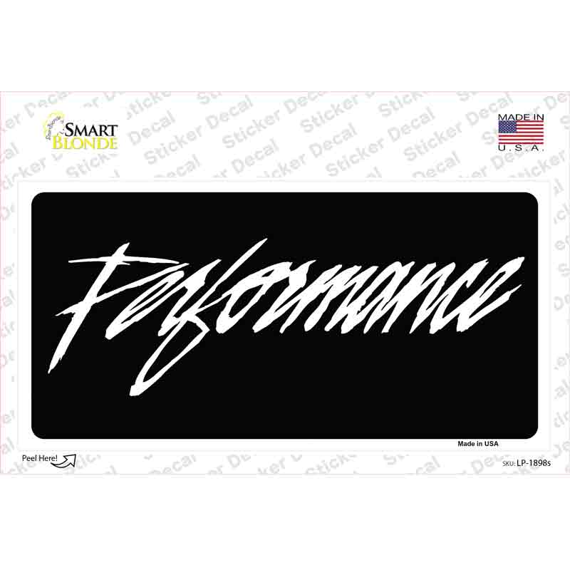 LP-1898s-M Performance Novelty Sticker Decal - Medium