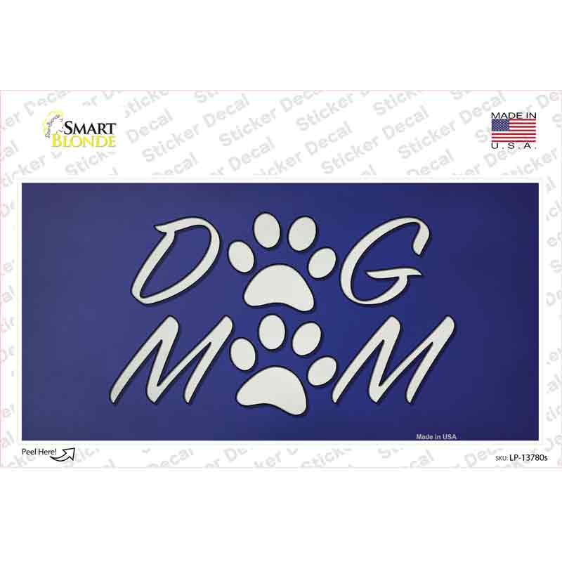 LP-13780s-M Dog Mom Novelty Sticker Decal - Medium