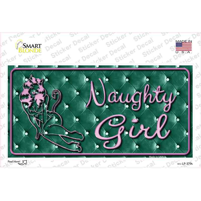 LP-379s-M Naughty Girl Novelty Sticker Decal - Medium