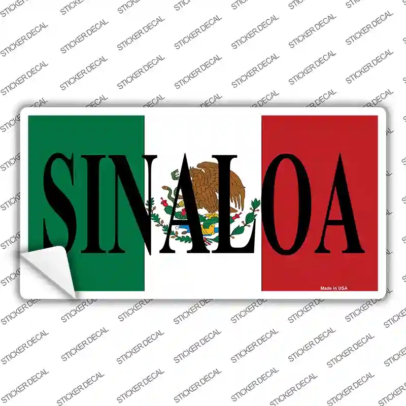 LP-3433s-L Sinaloa Novelty Sticker Decal - Large