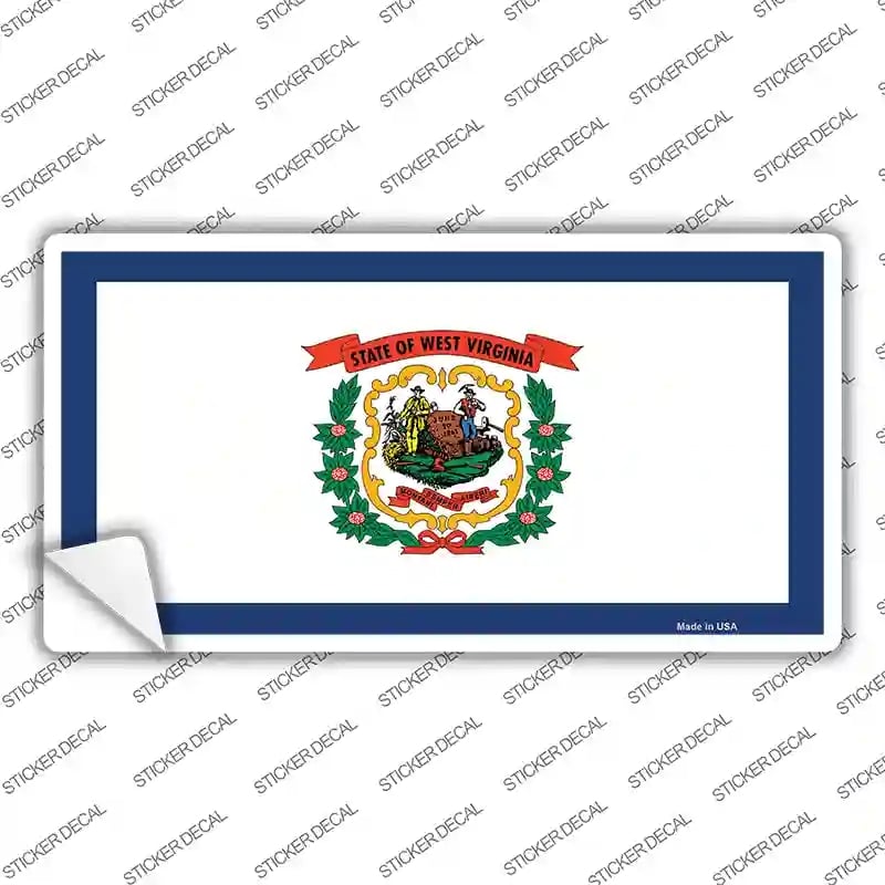 LP-3607s-XL West Virginia State Flag Novelty Sticker Decal - Extra Large