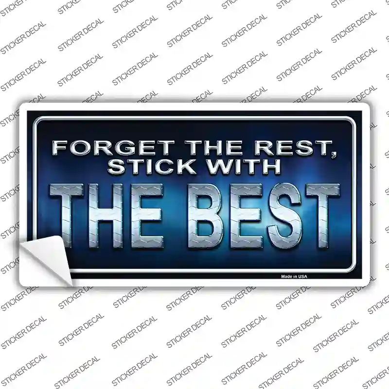 LP-361s-S Forget the Rest Novelty Sticker Decal - Small