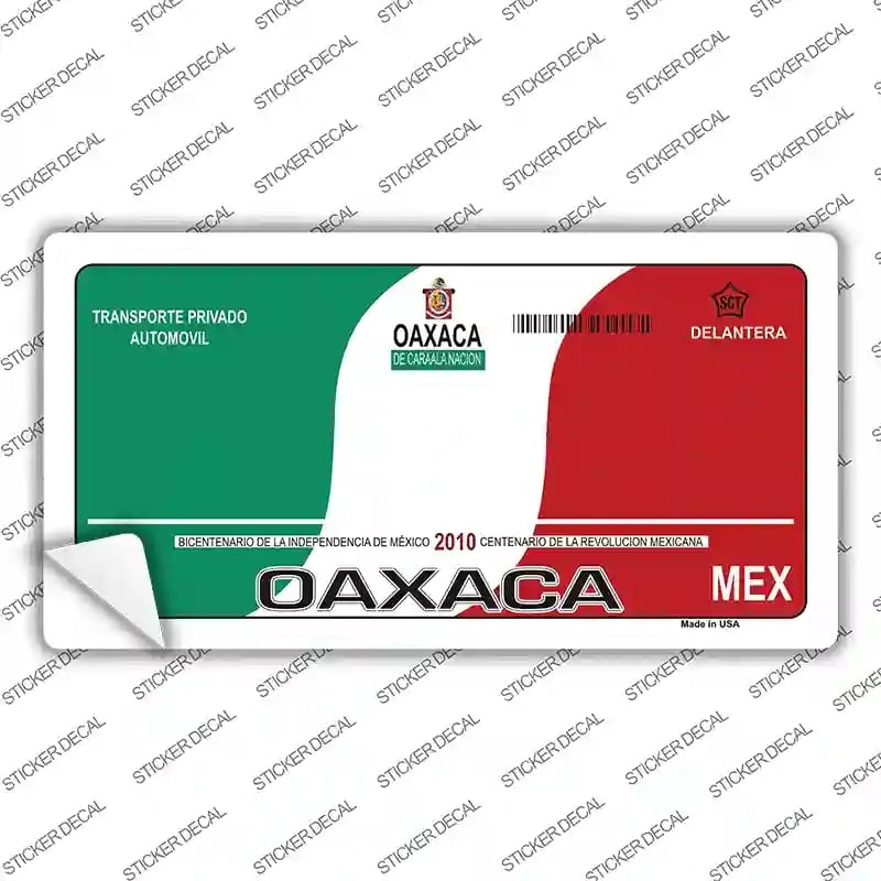 LP-4792s-XL Oaxaca Mexico Novelty Sticker Decal - Extra Large