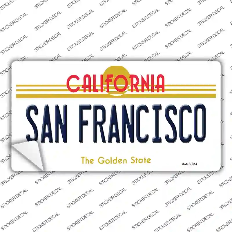 LP-4888s-S San Francisco California Novelty Sticker Decal - Small