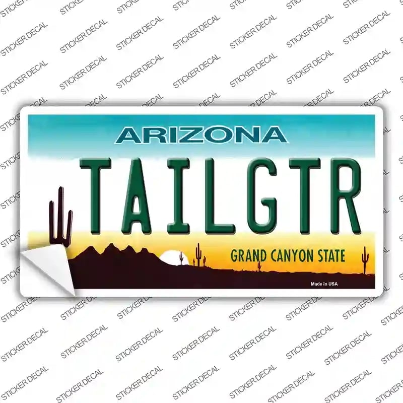 LP-3670s-S Tailgtr Arizona Novelty Sticker Decal - Small