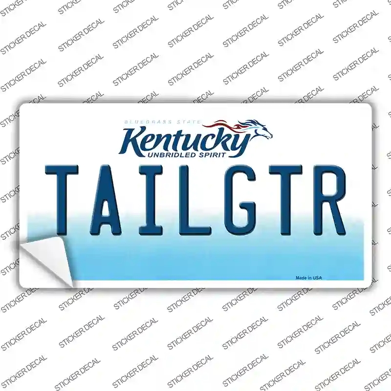 LP-6756s-L Tailgtr Kentucky Novelty Sticker Decal - Large