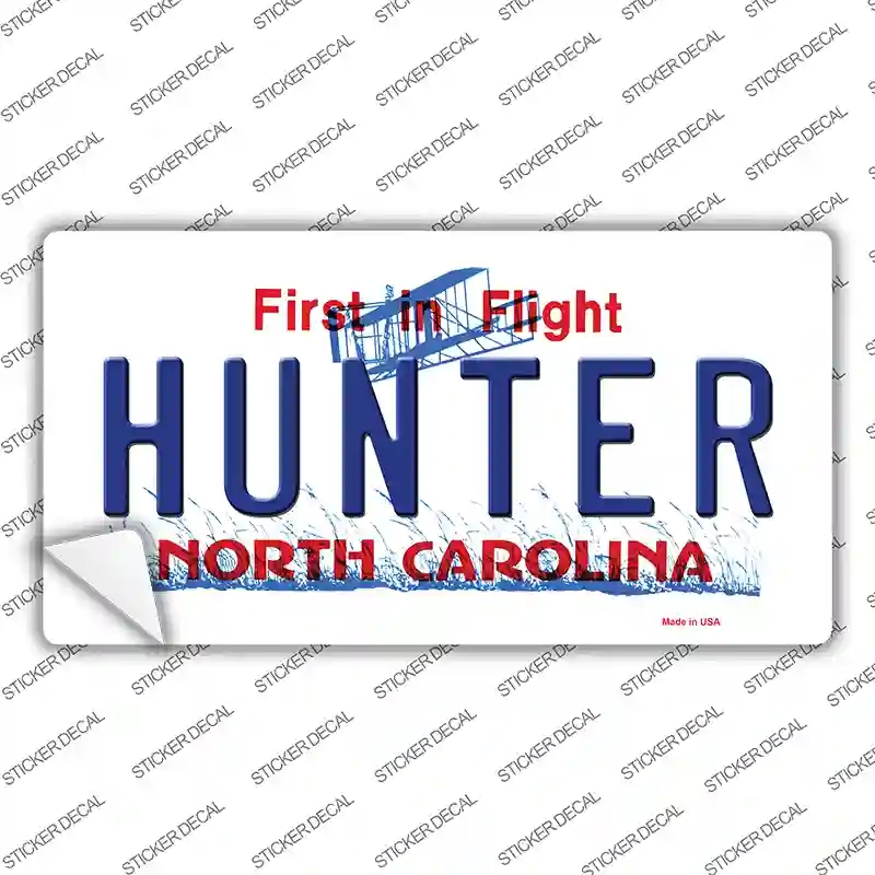 LP-6482s-L Hunter North Carolina Novelty Sticker Decal - Large