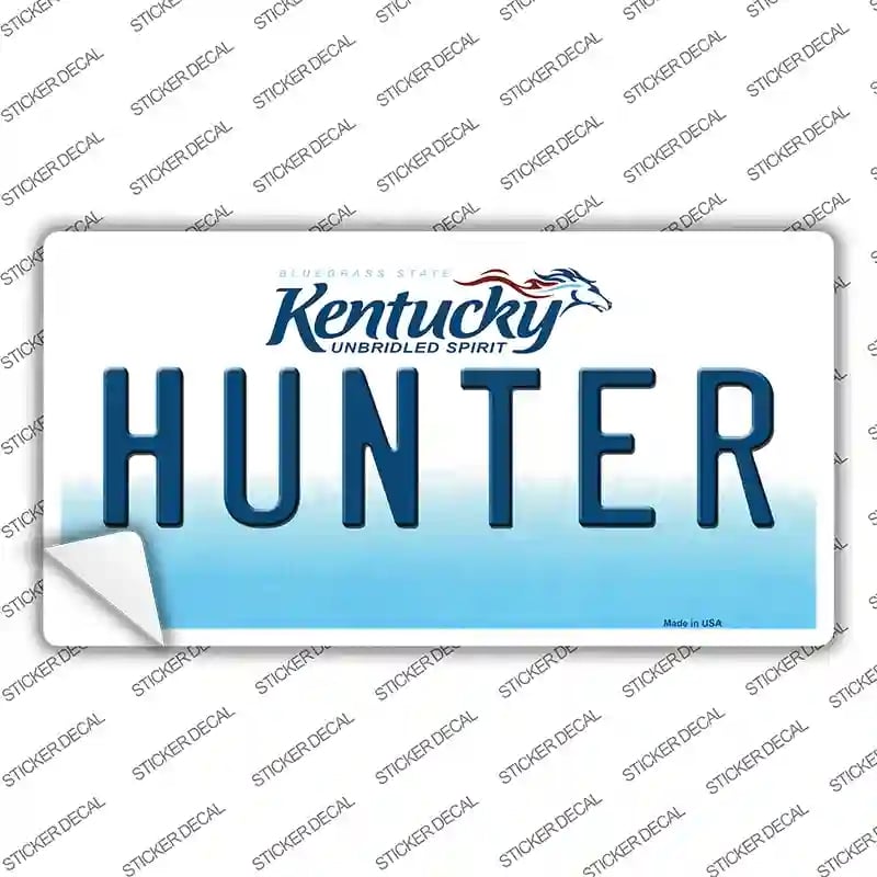 LP-6775s-S Hunter Kentucky Novelty Sticker Decal - Small