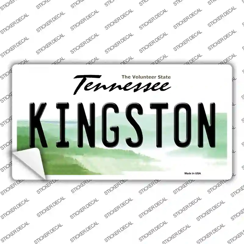 LP-6417s-L Kingston Tennessee Novelty Sticker Decal - Large