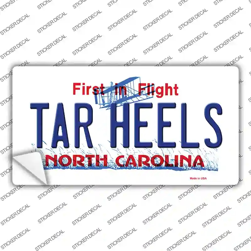 LP-6467s-L Tar Heels North Carolina Novelty Sticker Decal - Large