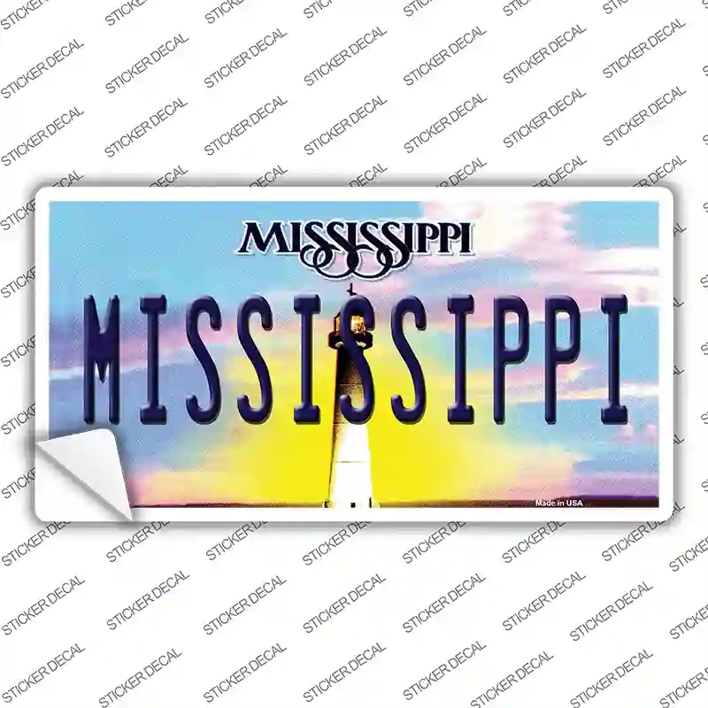 LP-6551s-L Mississippi Novelty Sticker Decal - Large