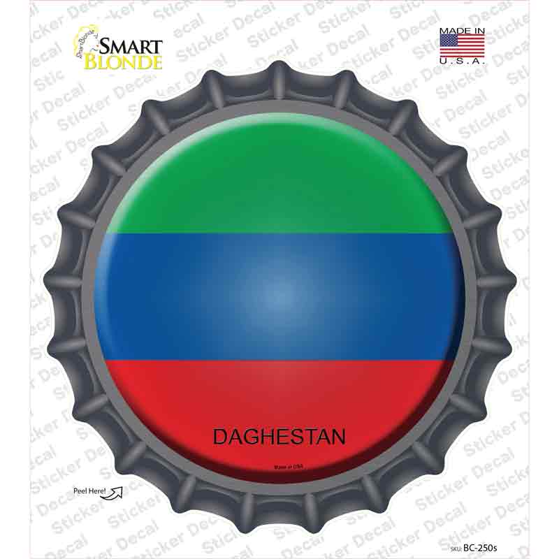 BC-250s-M Daghestan Country Novelty Bottle Cap Sticker Decal - Medium