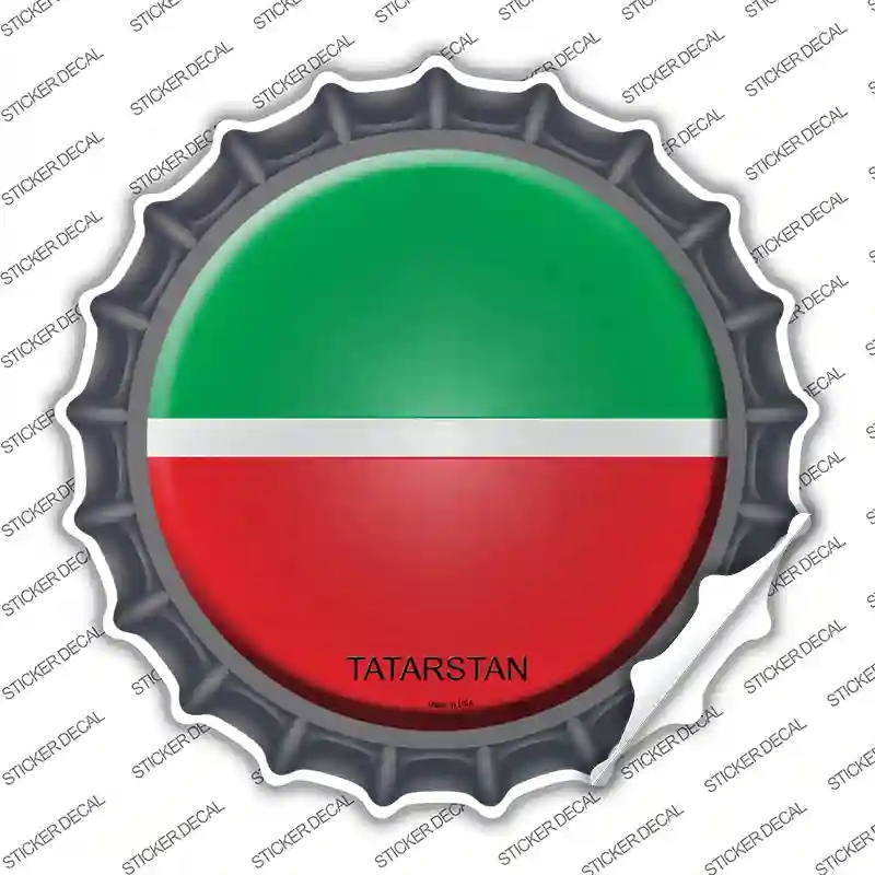 BC-439s-L Tatarstan Country Novelty Bottle Cap Sticker Decal - Large