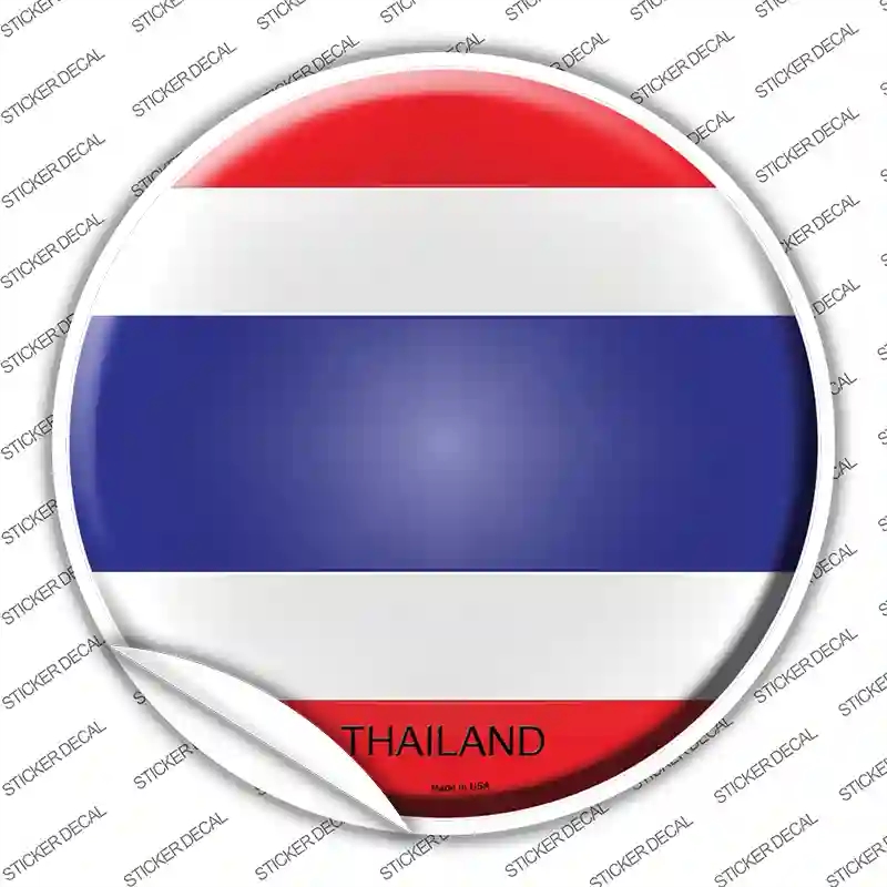 C-440s-S Thailand Country Novelty Circle Sticker Decal - Small