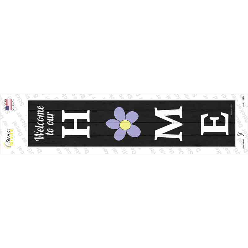 K-1841s-M Home Flower Novelty Narrow Sticker Decal - Medium