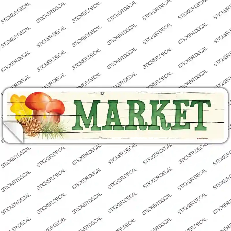 K-902s-S Market Novelty Narrow Sticker Decal - Small