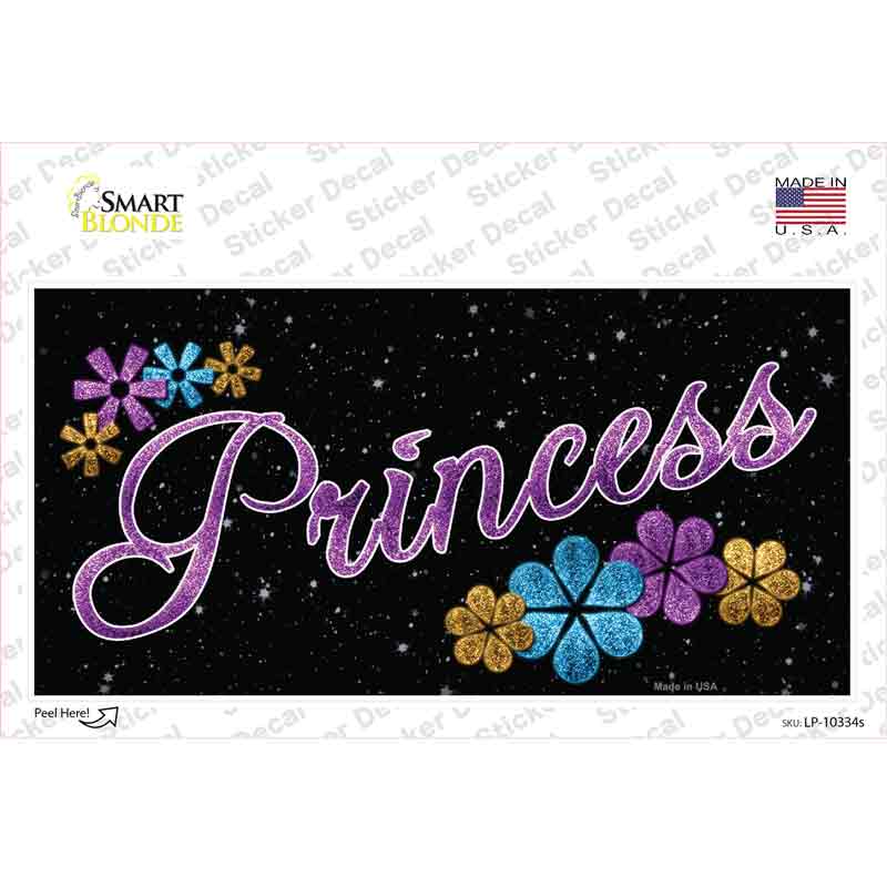 LP-10334s-M Princess Novelty Sticker Decal - Medium