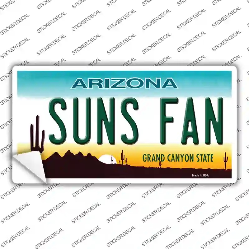 LP-1082s-XL Suns Fan Arizona Novelty Sticker Decal - Extra Large