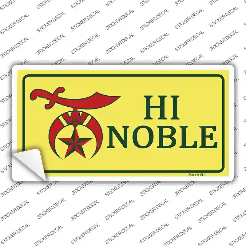 LP-108s-S High Noble Novelty Sticker Decal - Small