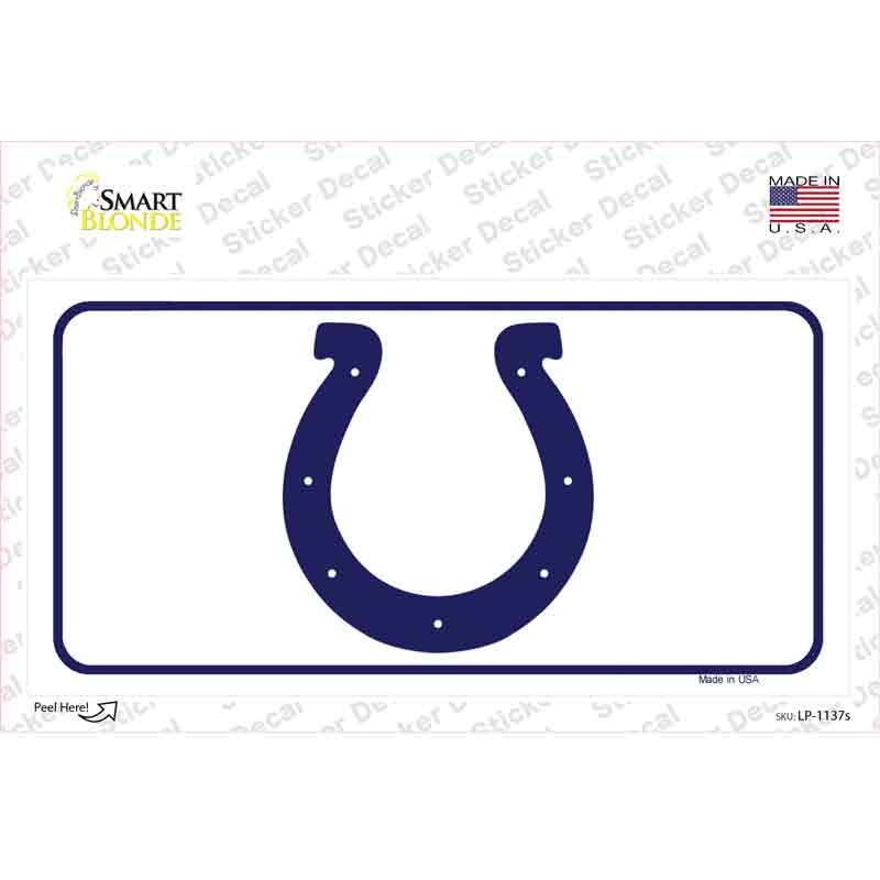 LP-1137s-M Horseshoe Novelty Sticker Decal - Medium