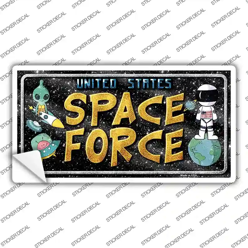 LP-12056s-S Space Force Novelty Sticker Decal - Small