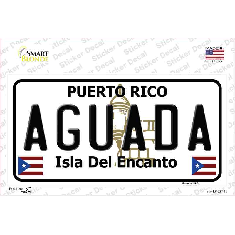 LP-2811s-M Aguada Puerto Rico Novelty Sticker Decal - Medium