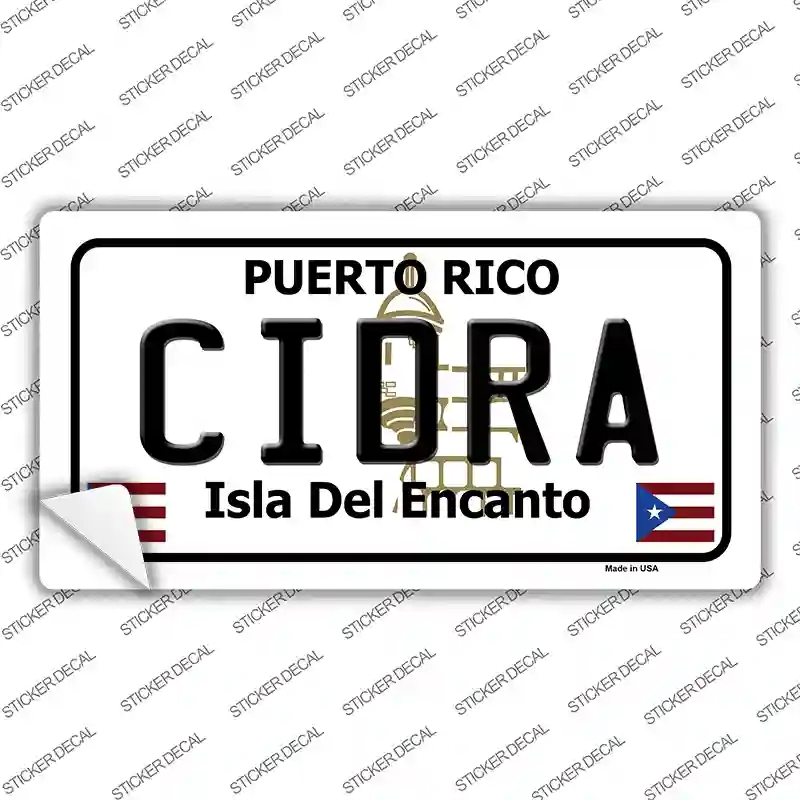 LP-2830s-L Cidra Novelty Sticker Decal - Large