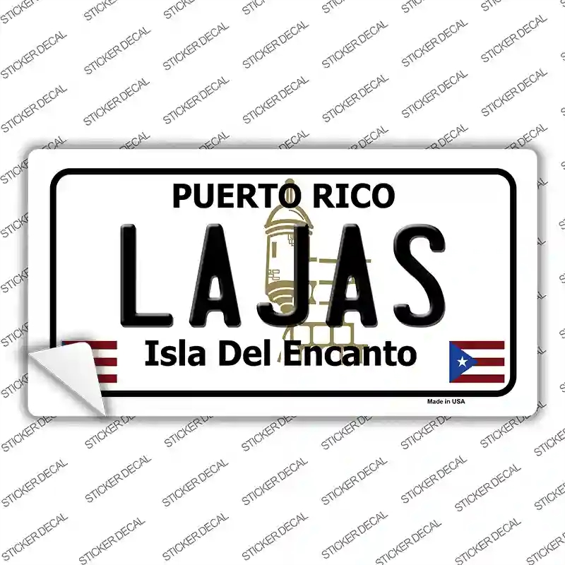 LP-2850s-S Lajas Puerto Rico Novelty Sticker Decal - Small