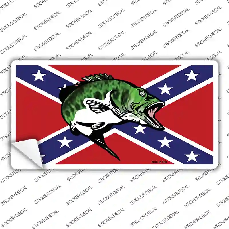 LP-167s-XL Rebel Fish Novelty Sticker Decal - Extra Large