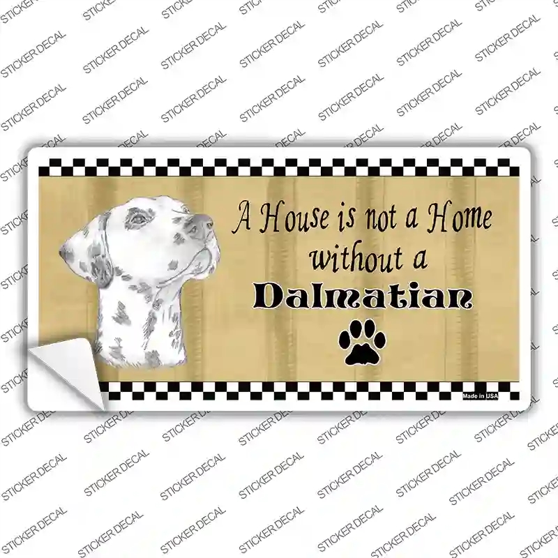 LP-1718s-S Pencil Sketch Dalmatian Novelty Sticker Decal - Small
