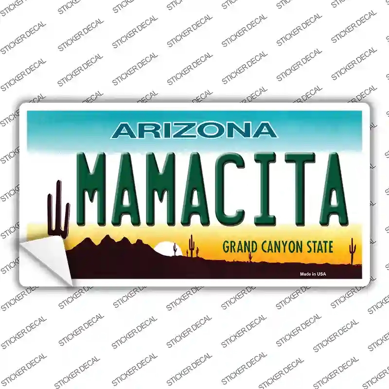 LP-3553s-S Mamacita Arizona Novelty Sticker Decal - Small