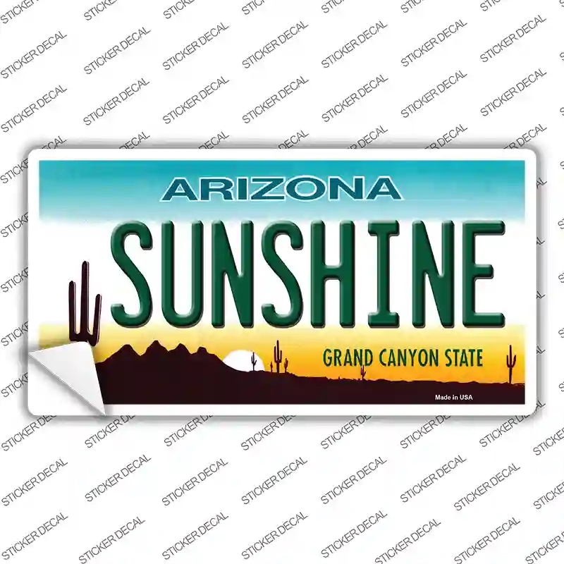 LP-3555s-L Sunshine Arizona Novelty Sticker Decal - Large