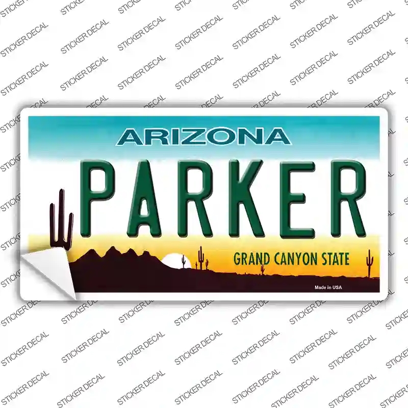 LP-3561s-L Parker Arizona Novelty Sticker Decal - Large