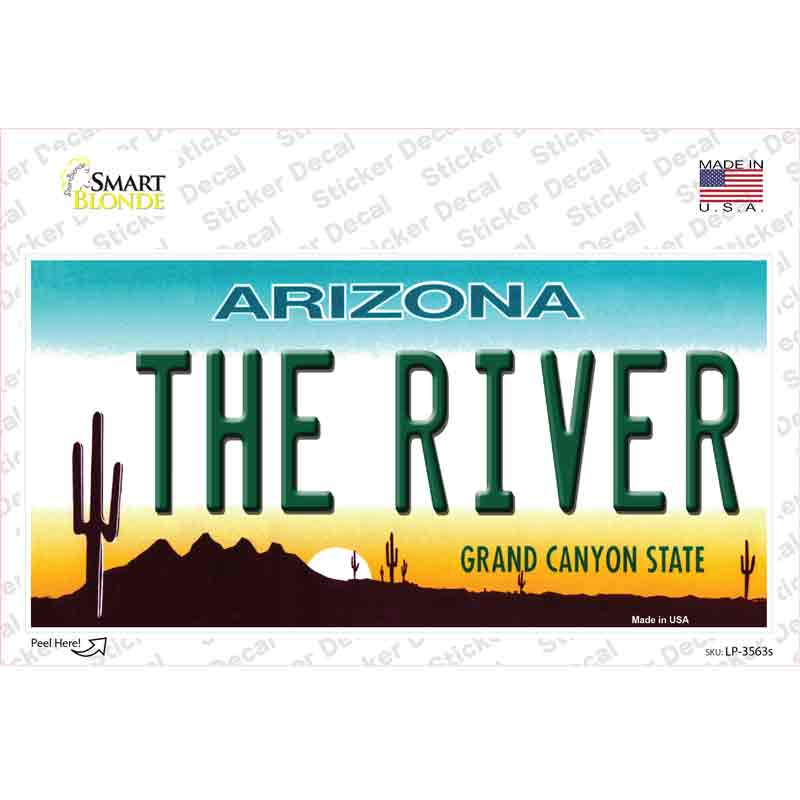 LP-3563s-M The River Arizona Novelty Sticker Decal - Medium
