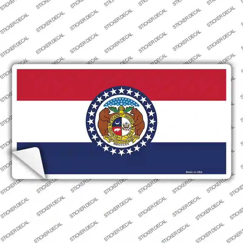 LP-3588s-S Missouri State Flag Novelty Sticker Decal - Small