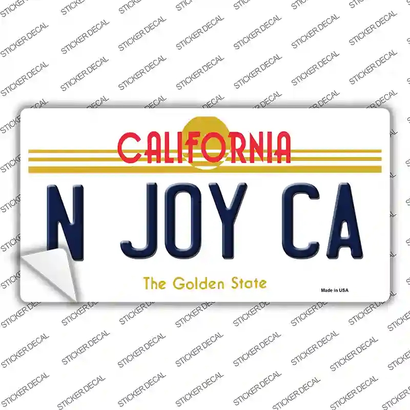 LP-4893s-XL N Joy Ca California Novelty Sticker Decal - Extra Large