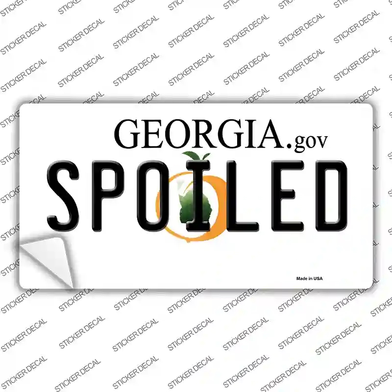 LP-6171s-S Spoiled Georgia Novelty Sticker Decal - Small