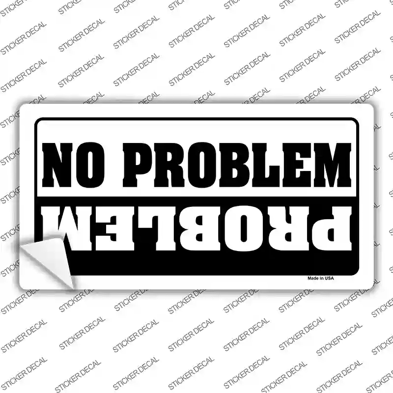 LP-5170s-L No Problem Novelty Sticker Decal - Large