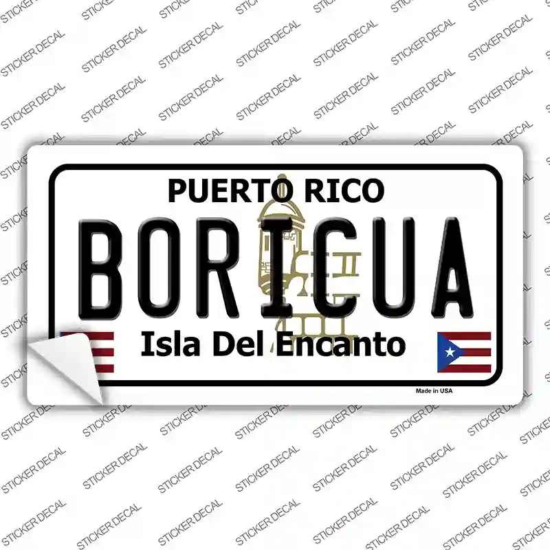 LP-4341s-S Boricua Puerto Rico Novelty Sticker Decal - Small